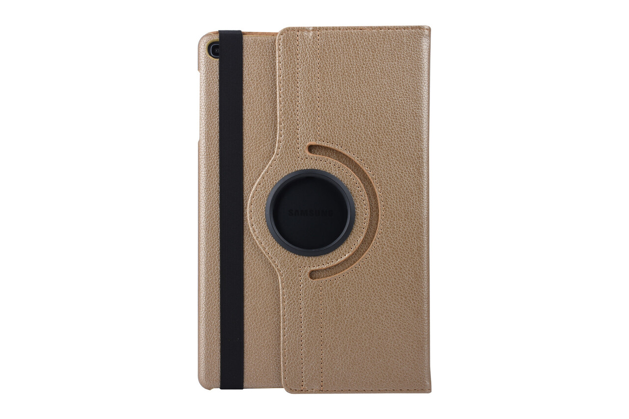 360° Draaibaar Book Case Tablethoes voor Samsung Tab A 10.1 (2019) (T515) -2 kijkstanden - Gold 360° Draaibaar Book Case Tablethoes voor Samsung Tab A 10.1 (2019) (T515) -2 kijkstanden - Gold