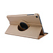 360 degree Draaibaar Goud Book Case Tablethoes voor Samsung Tab A 10.1 (2019) (T515) -2 kijkstanden 360 degree Draaibaar Goud Book Case Tablethoes voor Samsung Tab A 10.1 (2019) (T515) -2 kijkstanden