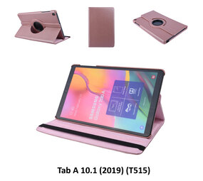 360° Drehbar Rose Gold Book Case Tablet für Tab A 10.1 (2019) (T515) 2 Betrachtungspositionen 360° Drehbar Rose Gold Book Case Tablet für Tab A 10.1 (2019) (T515) 2 Betrachtungspositionen