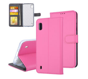 Felroze hoesje Samsung Galaxy A10 (2019) Book Case - Pasjeshouder - Magneetsluiting (A105F) Felroze hoesje Samsung Galaxy A10 (2019) Book Case - Pasjeshouder - Magneetsluiting (A105F)