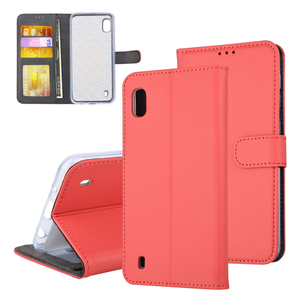 Samsung Galaxy A10 Red Book type case - Card holder Samsung Galaxy A10 Red Book type case - Card holder