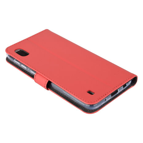 Rood hoesje Samsung Galaxy A10 (2019) Book Case - Pasjeshouder - Magneetsluiting (A105F) Rood hoesje Samsung Galaxy A10 (2019) Book Case - Pasjeshouder - Magneetsluiting (A105F)
