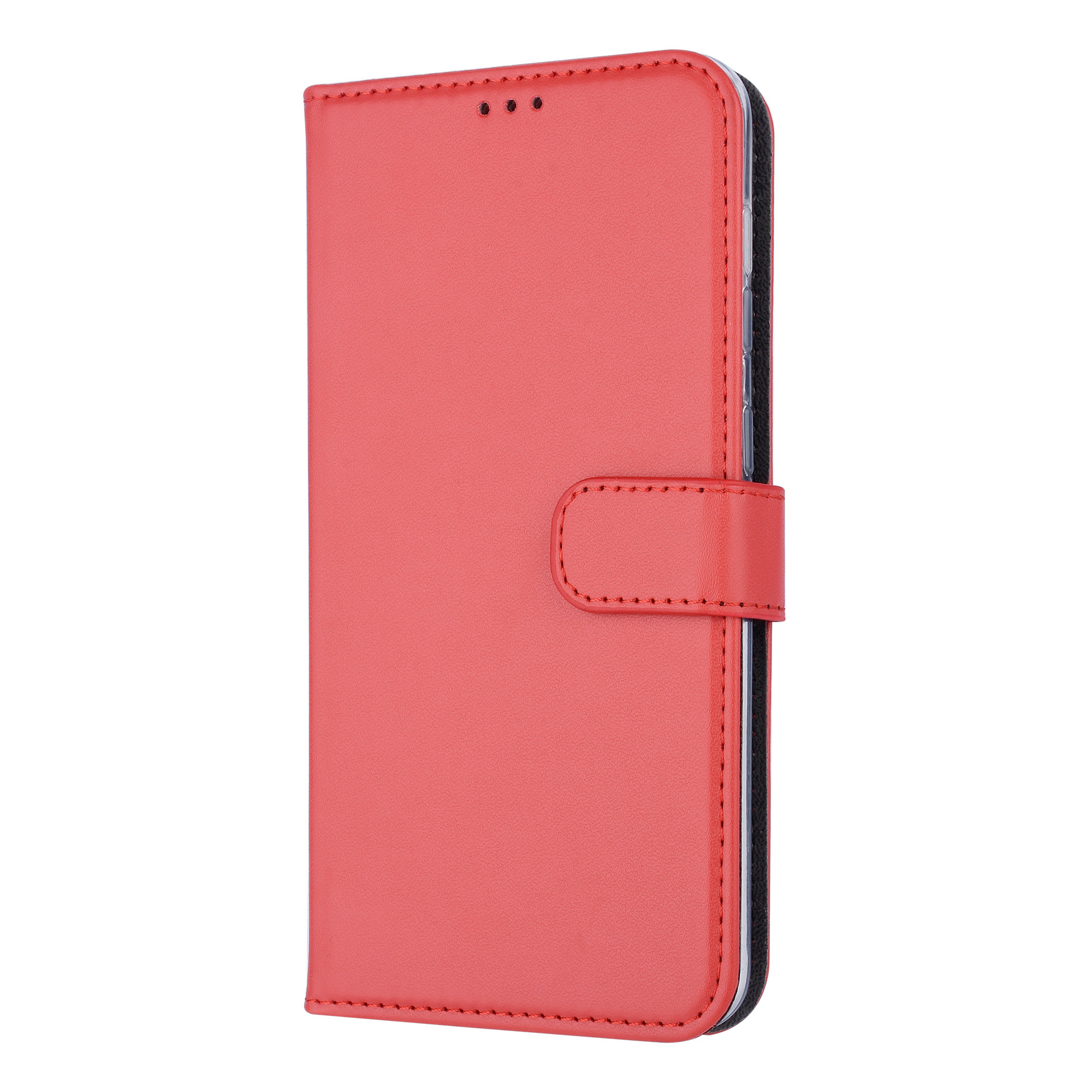 Rood hoesje Samsung Galaxy A20 Book Case - Pasjeshouder - Magneetsluiting (A205F), foto 2 van 6