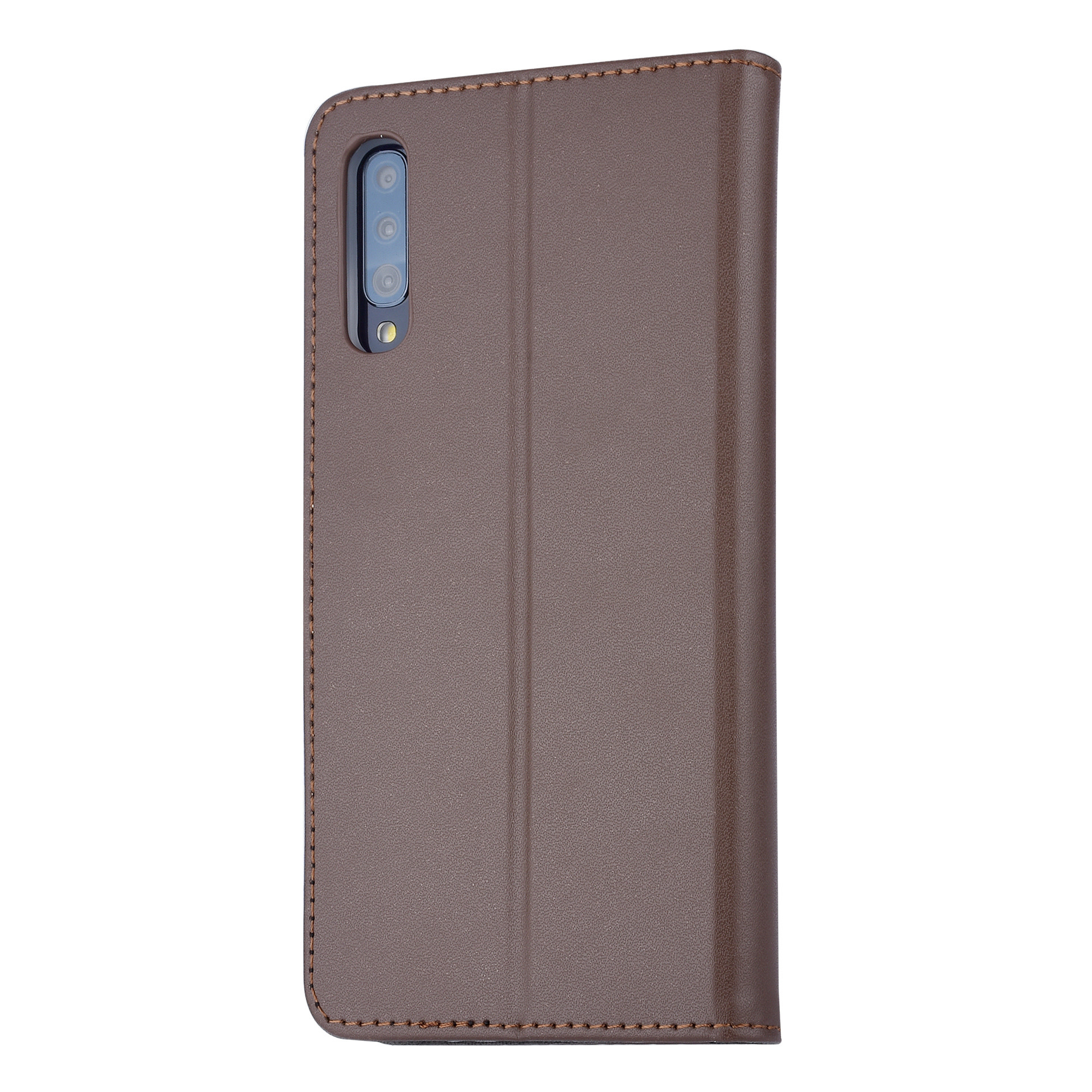 Bruin Book Case voor Samsung Galaxy A70 - Pasjeshouder - Magneetsluiting (A705F), foto 3 van 6