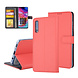 Samsung Galaxy A70 Titulaire de la carte Rouge Book type housse - Fermeture magnétique Samsung Galaxy A70 Titulaire de la carte Rouge Book type housse - Fermeture magnétique