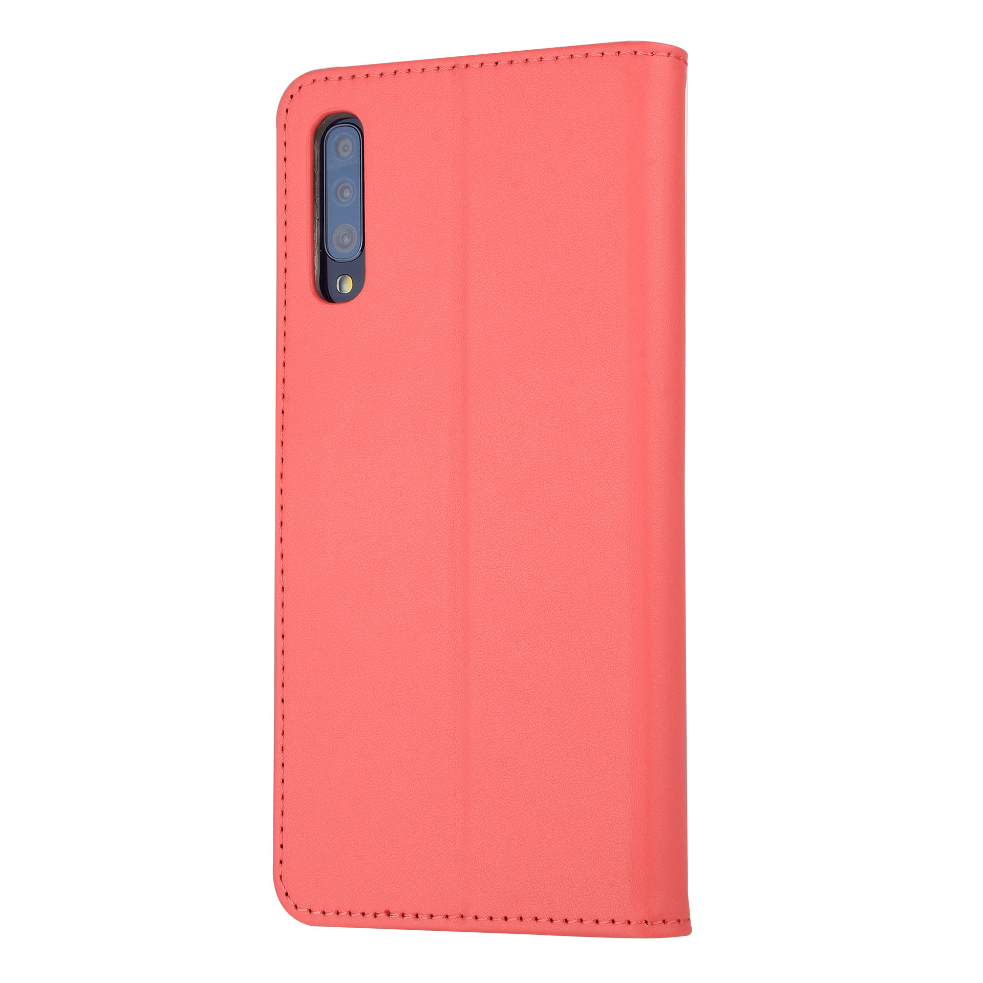 Samsung Galaxy A70 Book Case hoesje - Rood - Pasjeshouder - Magneetsluiting (A705F), foto 4 van 6