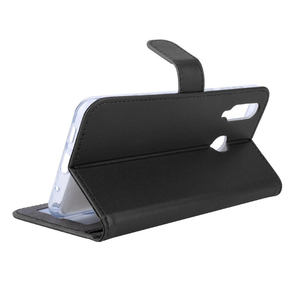 Zwart hoesje Samsung Galaxy A8s Book Case - Pasjeshouder - Magneetsluiting Zwart hoesje Samsung Galaxy A8s Book Case - Pasjeshouder - Magneetsluiting