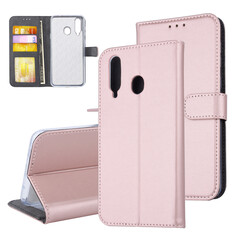 RoseGold hoesje Samsung Galaxy A8s Book Case - Pasjeshouder - Magneetsluiting