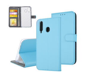 Samsung Galaxy A8s Titulaire de la carte Bleu Book type housse - Fermeture magnétique Samsung Galaxy A8s Titulaire de la carte Bleu Book type housse - Fermeture magnétique