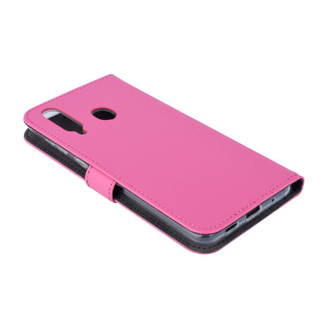 Samsung Galaxy A8s Kartenhalter Hot Pink Book-Case hul -Magnetverschluss - Kunststof;TPU Samsung Galaxy A8s Kartenhalter Hot Pink Book-Case hul -Magnetverschluss - Kunststof;TPU