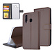 Bruin hoesje Samsung Galaxy A8s Book Case - Pasjeshouder - Magneetsluiting Bruin hoesje Samsung Galaxy A8s Book Case - Pasjeshouder - Magneetsluiting