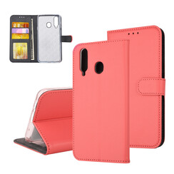 Samsung Galaxy A8s Kartenhalter Rot Book-Case hul -Magnetverschluss - Kunststof;TPU