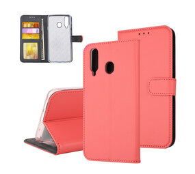 Samsung Galaxy A8s Kartenhalter Rot Book-Case hul -Magnetverschluss - Kunststof;TPU