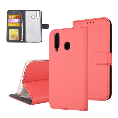 Samsung Galaxy A8s Card holder Red Book type case for Galaxy A8s Magnetic closure Samsung Galaxy A8s Card holder Red Book type case for Galaxy A8s Magnetic closure