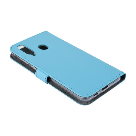 Blauw hoesje Samsung Galaxy A8s Book Case - Pasjeshouder - Magneetsluiting Blauw hoesje Samsung Galaxy A8s Book Case - Pasjeshouder - Magneetsluiting