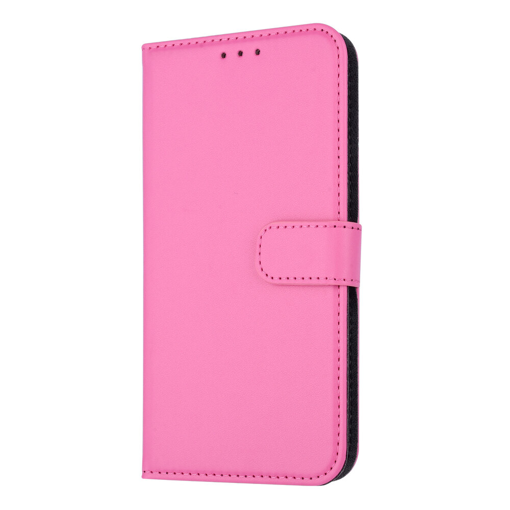 Felroze hoesje Samsung Galaxy A8s Book Case - Pasjeshouder - Magneetsluiting Felroze hoesje Samsung Galaxy A8s Book Case - Pasjeshouder - Magneetsluiting