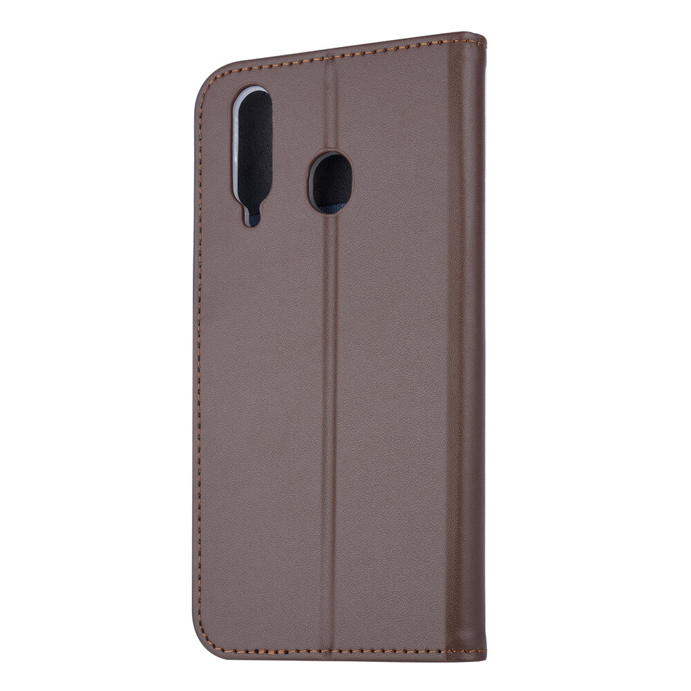 Samsung Galaxy A8s Titulaire de la carte Marron Book type housse - Fermeture magnétique Samsung Galaxy A8s Titulaire de la carte Marron Book type housse - Fermeture magnétique