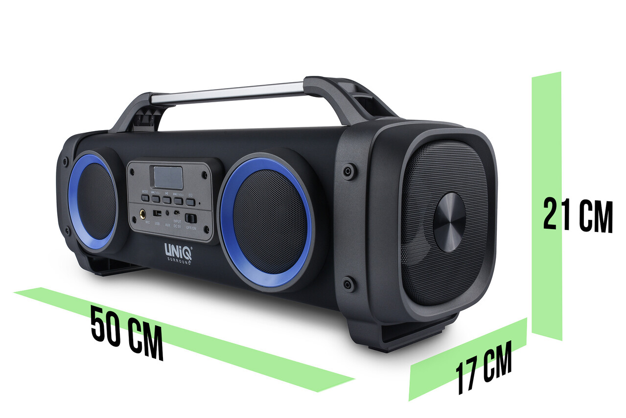 UNIQ Accessory UNIQ Accessory Chant Bluetooth Speaker (Karaoke) - Zwart UNIQ Accessory UNIQ Accessory Chant Bluetooth Speaker (Karaoke) - Zwart