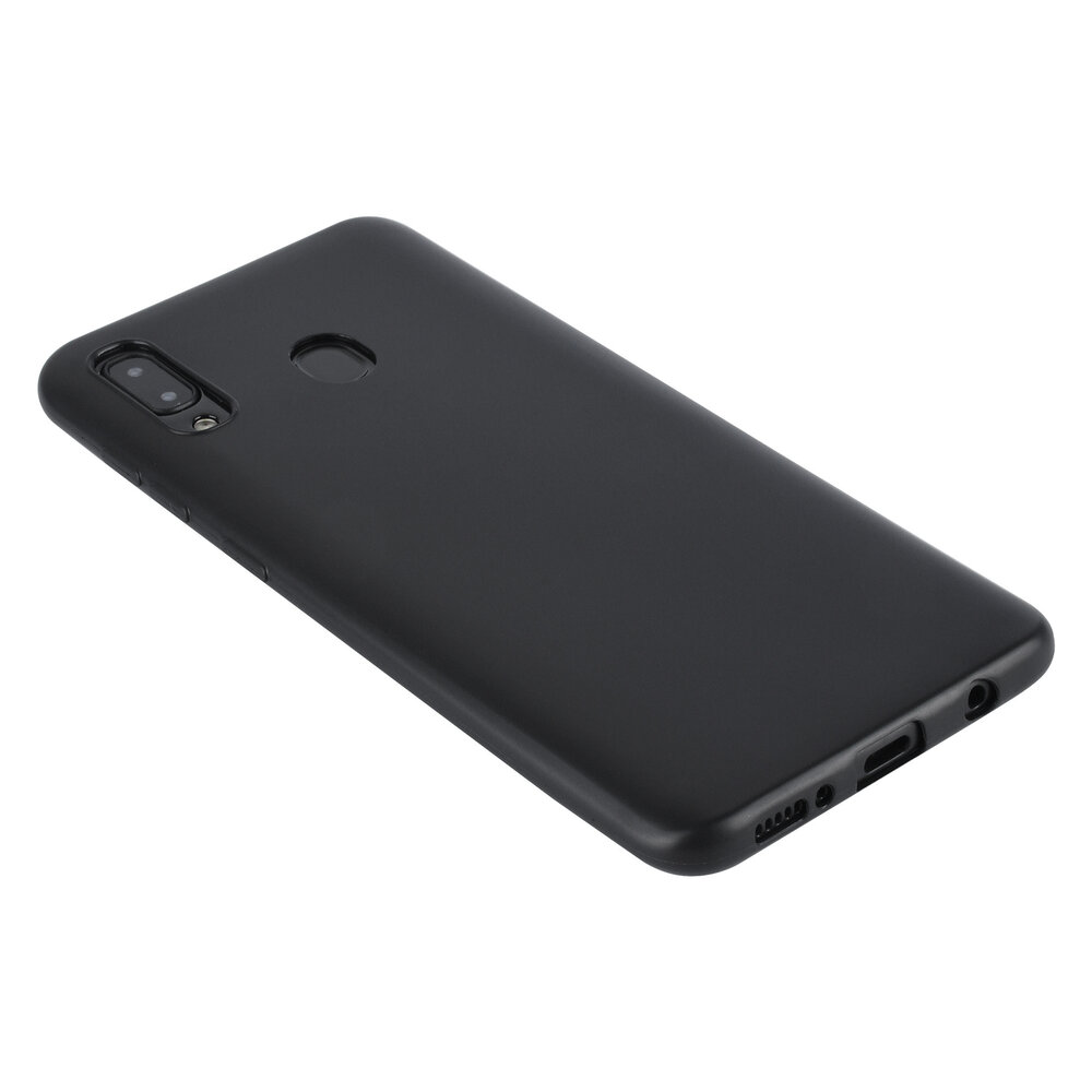 Binnenstructuur Zwart TPU Backcover voor Samsung Galaxy A30 -Zacht en duurzaam - TPU Binnenstructuur Zwart TPU Backcover voor Samsung Galaxy A30 -Zacht en duurzaam - TPU