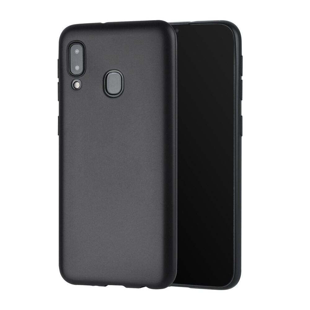 innere Struktur Schwarz Silikonhülle für Galaxy A20e Weich und langlebig innere Struktur Schwarz Silikonhülle für Galaxy A20e Weich und langlebig