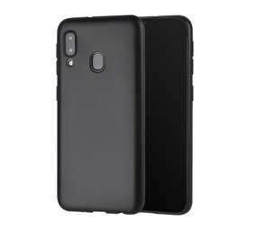 Binnenstructuur Zwart TPU Backcover voor Samsung Galaxy A20e -Zacht en duurzaam - TPU Binnenstructuur Zwart TPU Backcover voor Samsung Galaxy A20e -Zacht en duurzaam - TPU