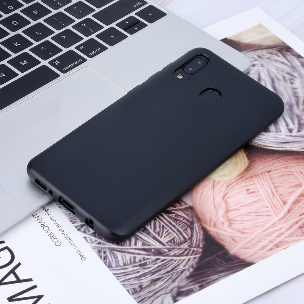 Binnenstructuur Zwart TPU Backcover voor Samsung Galaxy A30 -Zacht en duurzaam - TPU Binnenstructuur Zwart TPU Backcover voor Samsung Galaxy A30 -Zacht en duurzaam - TPU