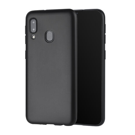 innere Struktur Schwarz Silikonhülle für Galaxy A20e Weich und langlebig innere Struktur Schwarz Silikonhülle für Galaxy A20e Weich und langlebig