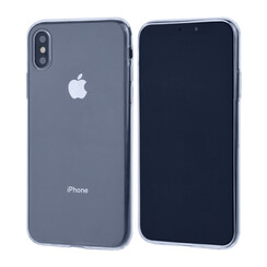 Binnenstructuur TPU Backcover hoesje voor Apple iPhone X-Xs -Zacht en duurzaam - Transparant