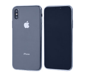 Binnenstructuur TPU Backcover hoesje voor Apple iPhone X-Xs -Zacht en duurzaam - Transparant Binnenstructuur TPU Backcover hoesje voor Apple iPhone X-Xs -Zacht en duurzaam - Transparant
