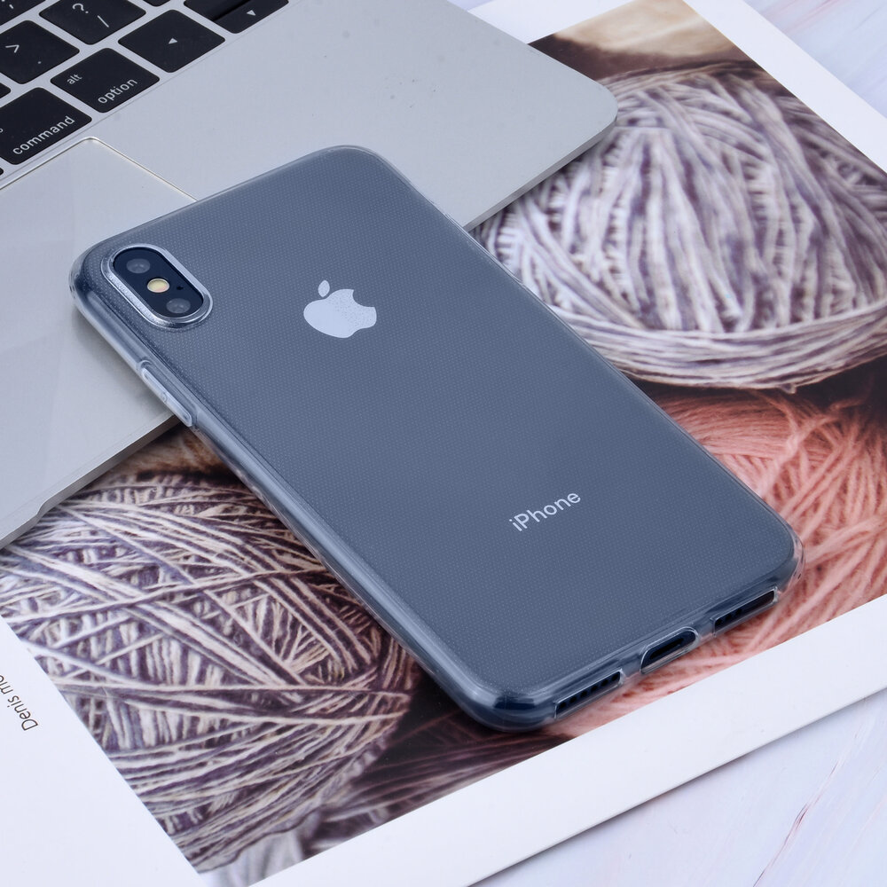 Binnenstructuur Transparant TPU Backcover voor Apple iPhone X;iPhone Xs -Zacht en duurzaam - TPU Binnenstructuur Transparant TPU Backcover voor Apple iPhone X;iPhone Xs -Zacht en duurzaam - TPU