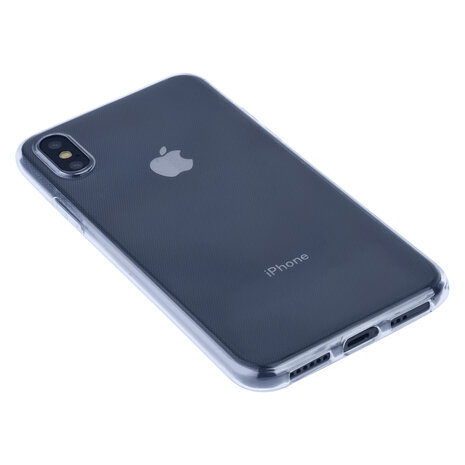 Binnenstructuur Transparant TPU Backcover voor Apple iPhone X;iPhone Xs -Zacht en duurzaam - TPU Binnenstructuur Transparant TPU Backcover voor Apple iPhone X;iPhone Xs -Zacht en duurzaam - TPU
