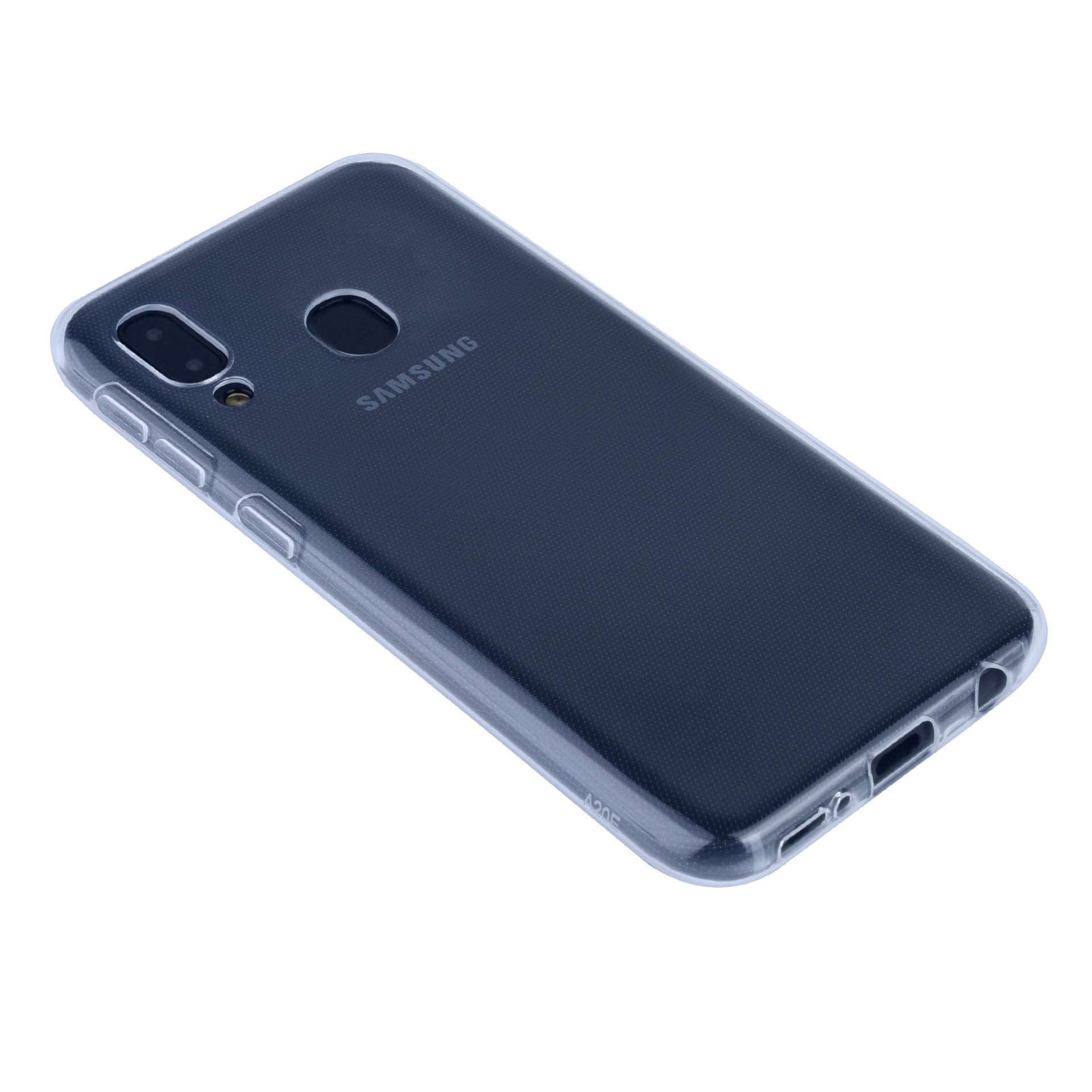 Binnenstructuur TPU Backcover voor Samsung Galaxy A20e - Transparant, foto 2 van 4