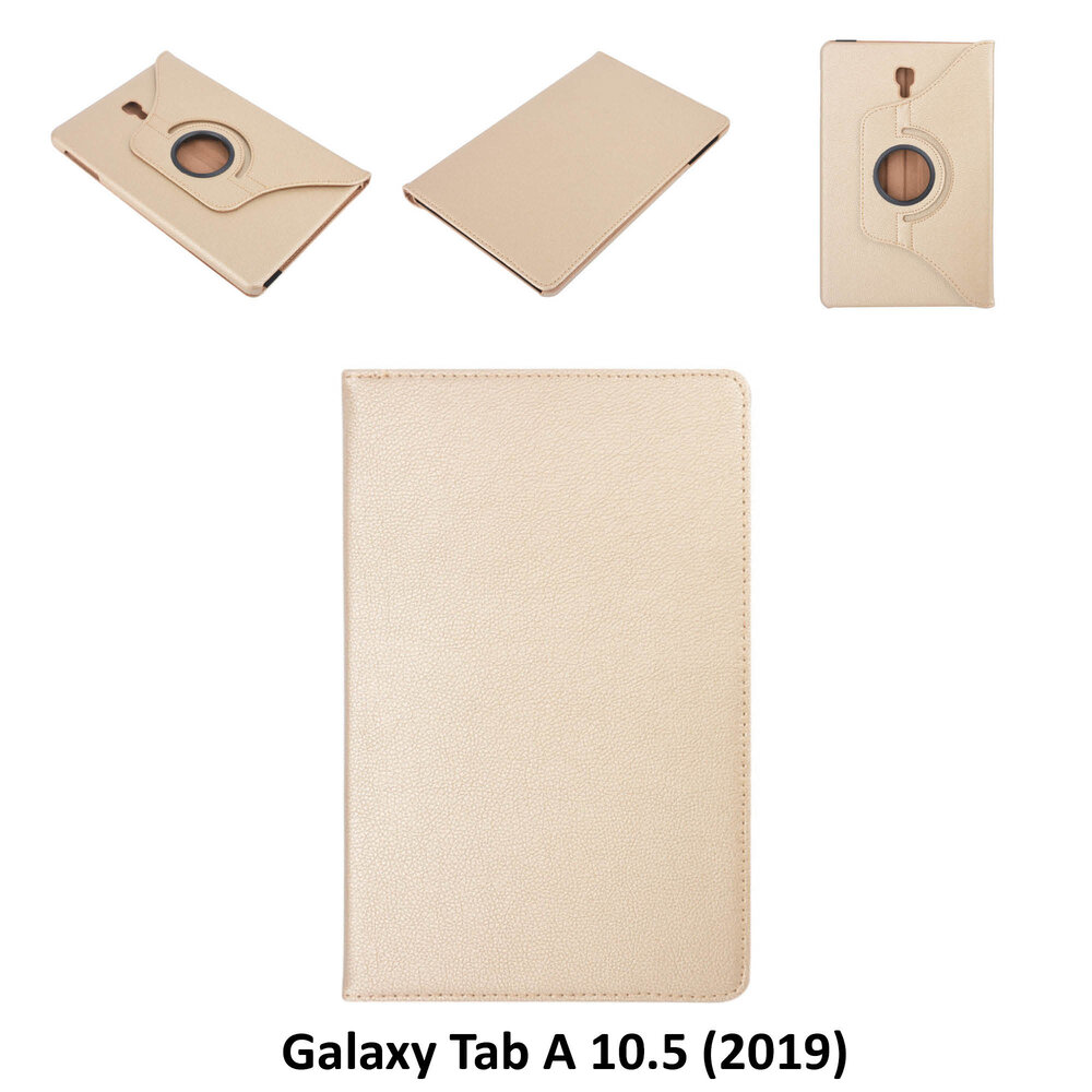 Samsung Goud Book Case Tablet voor Galaxy Tab A 10.5 (2019) (T590) Samsung Goud Book Case Tablet voor Galaxy Tab A 10.5 (2019) (T590)