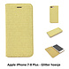 iPhone 7 Plus- iPhone 8 Plus Book Case hoesje - Goud - Pasjeshouder - Magneetsluiting iPhone 7 Plus- iPhone 8 Plus Book Case hoesje - Goud - Pasjeshouder - Magneetsluiting