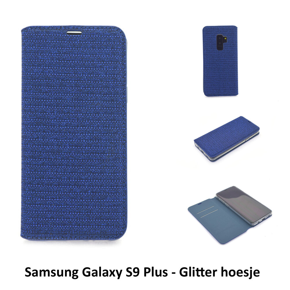 Blauw hoesje voor de Samsung Galaxy S9 Plus Book Case - Pasjeshouder - Magneetsluiting (G965) Blauw hoesje voor de Samsung Galaxy S9 Plus Book Case - Pasjeshouder - Magneetsluiting (G965)