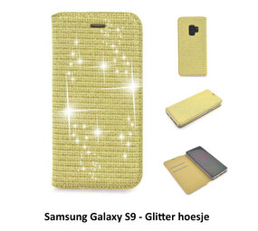 Goud hoesje Galaxy S9 Book Case - Pasjeshouder - Magneetsluiting (G960) Goud hoesje Galaxy S9 Book Case - Pasjeshouder - Magneetsluiting (G960)