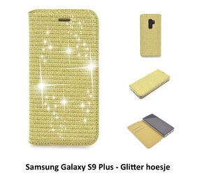 Samsung Galaxy S9+ Kartenhalter Gold Book-Case hul -Magnetverschluss - Kunststof;TPU Samsung Galaxy S9+ Kartenhalter Gold Book-Case hul -Magnetverschluss - Kunststof;TPU
