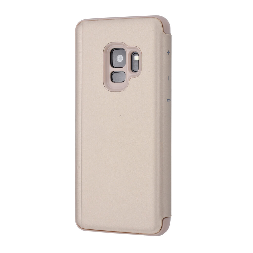 Samsung Galaxy S9 Kartenhalter Gold Book-Case hul -Magnetverschluss - Kunststof;TPU Samsung Galaxy S9 Kartenhalter Gold Book-Case hul -Magnetverschluss - Kunststof;TPU