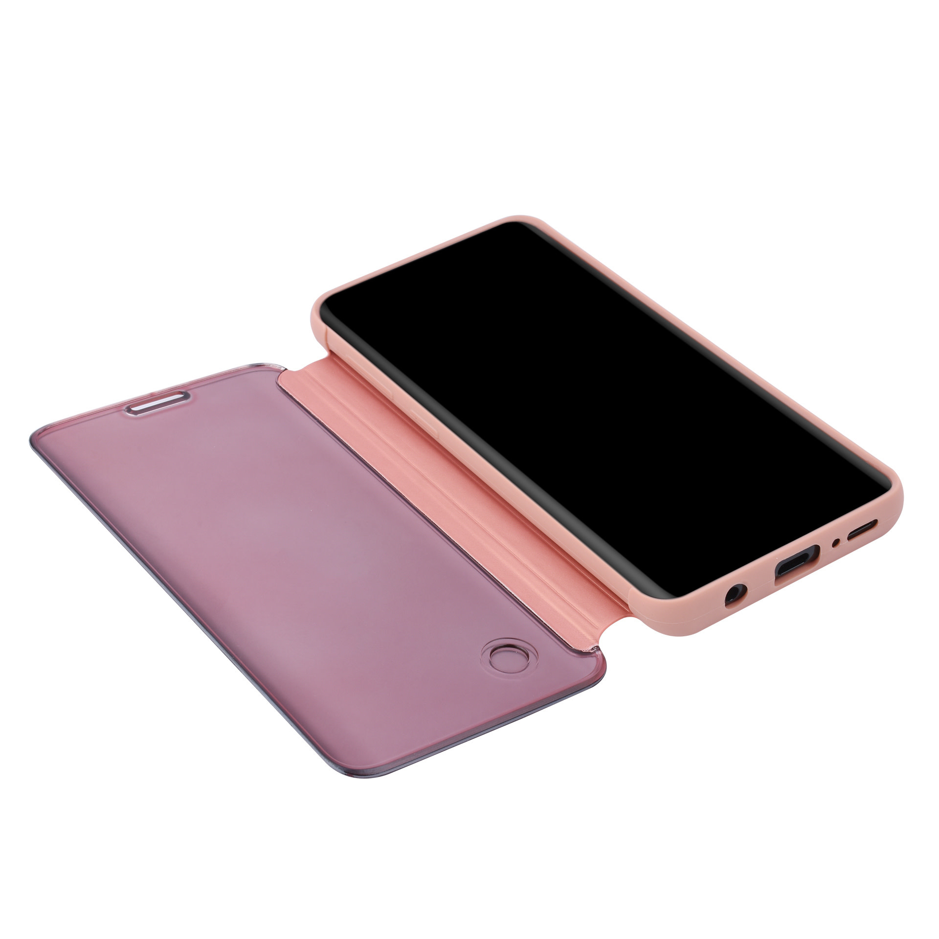 Roze hoesje Samsung Galaxy S9 Book Case - Pasjeshouder - Magneetsluiting (G960), foto 3 van 5