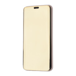 Samsung Galaxy S9+ Kartenhalter Gold Book-Case hul -Magnetverschluss - Kunststof;TPU