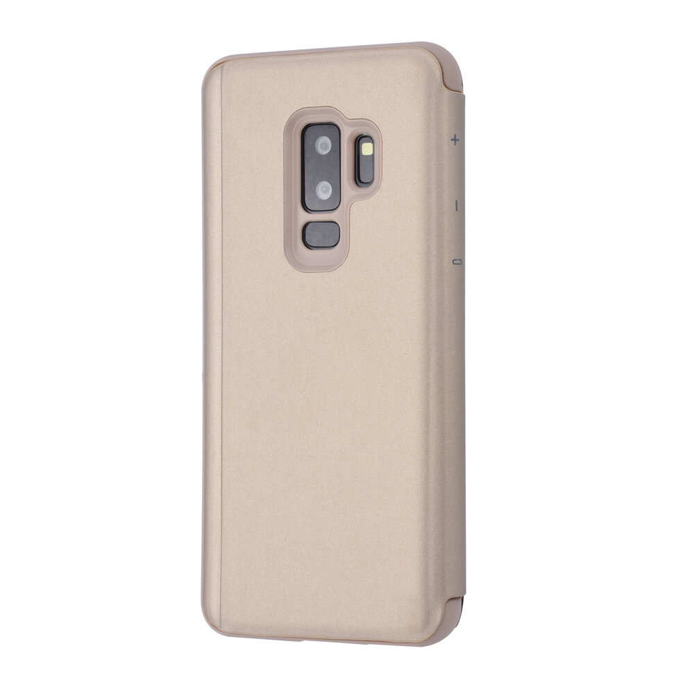 Samsung Galaxy S9+ Titulaire de la carte Or Book type housse - Fermeture magnétique Samsung Galaxy S9+ Titulaire de la carte Or Book type housse - Fermeture magnétique