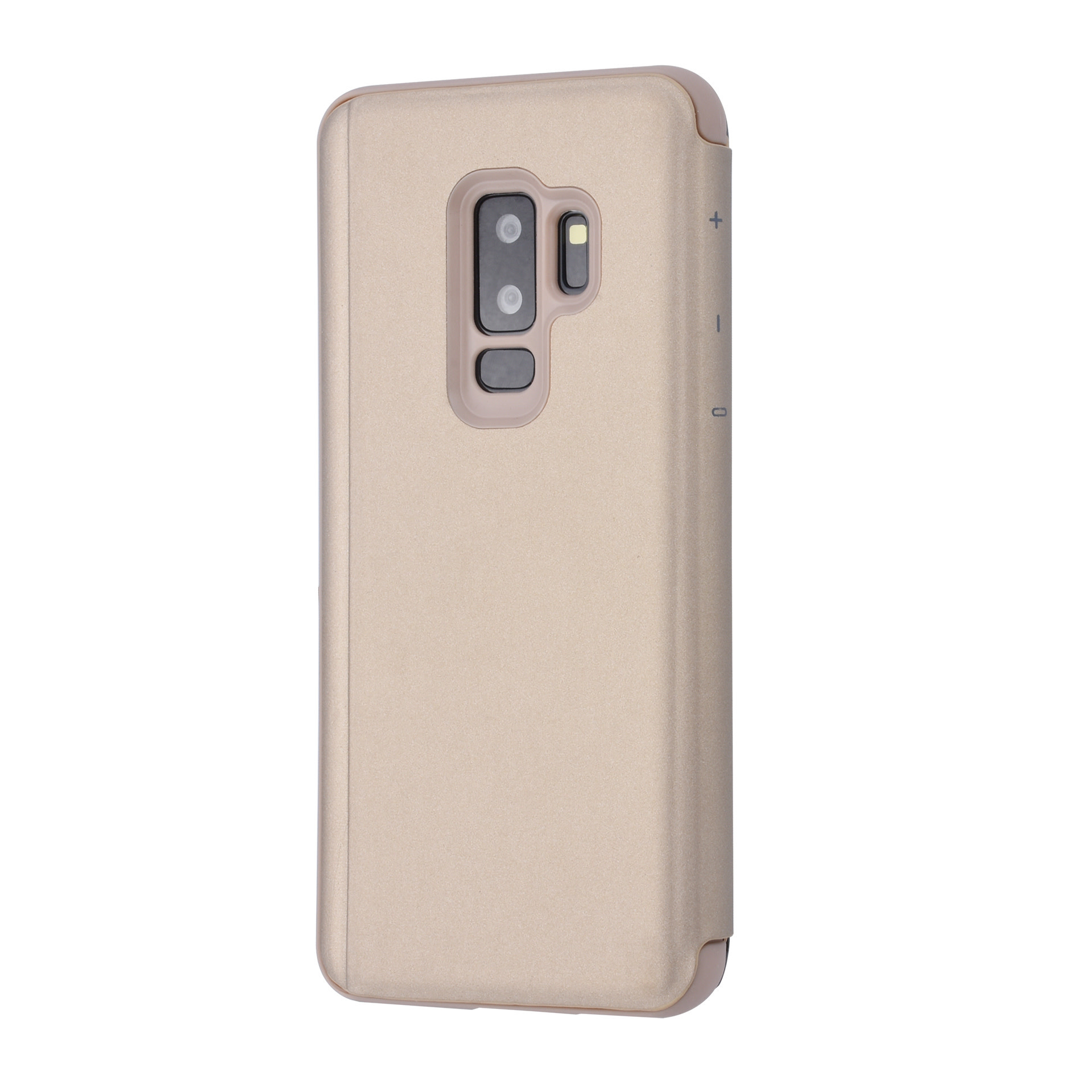Samsung Galaxy S9+ Pasjeshouder Goud Booktype hoesje - Magneetsluiting - Kunststof;TPU, foto 2 van 5