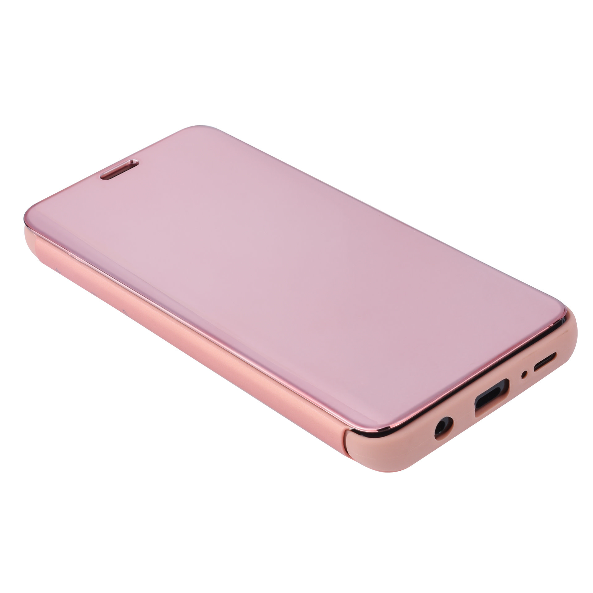 Samsung Galaxy S9+ Pasjeshouder Roze Booktype hoesje - Magneetsluiting - Kunststof;TPU, foto 2 van 5