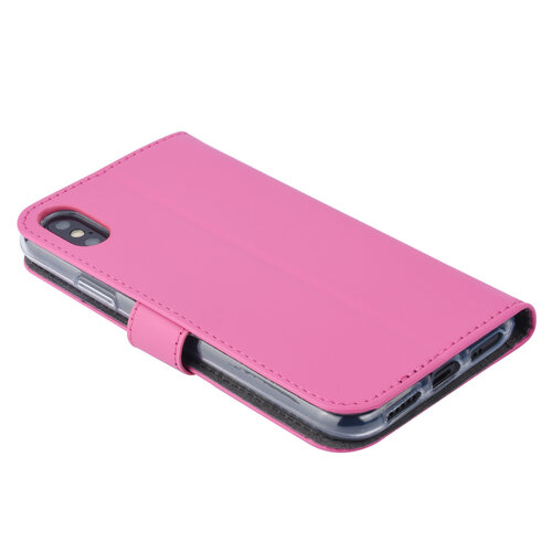 Roze hoesje iPhone X-Xs - Book Case - Pasjeshouder - Magneetsluiting