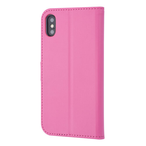 Roze hoesje iPhone X-Xs - Book Case - Pasjeshouder - Magneetsluiting
