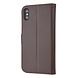 Bruin hoesje voor de iPhone X-Xs - Book Case - Pasjeshouder - Magneetsluiting Bruin hoesje voor de iPhone X-Xs - Book Case - Pasjeshouder - Magneetsluiting