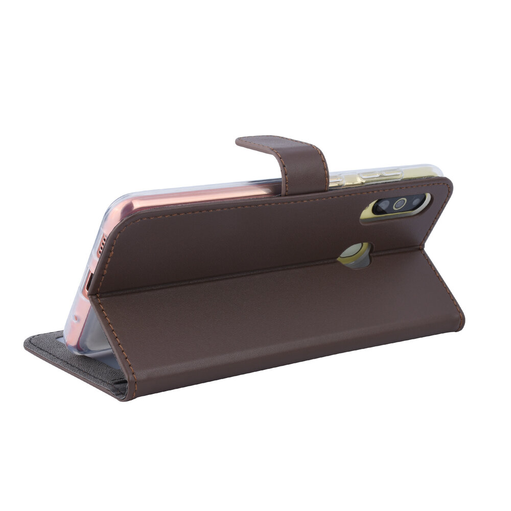 Samsung Galaxy A60 Kartenhalter Braun Book-Case hul -Magnetverschluss - Kunstleer; TPU Samsung Galaxy A60 Kartenhalter Braun Book-Case hul -Magnetverschluss - Kunstleer; TPU