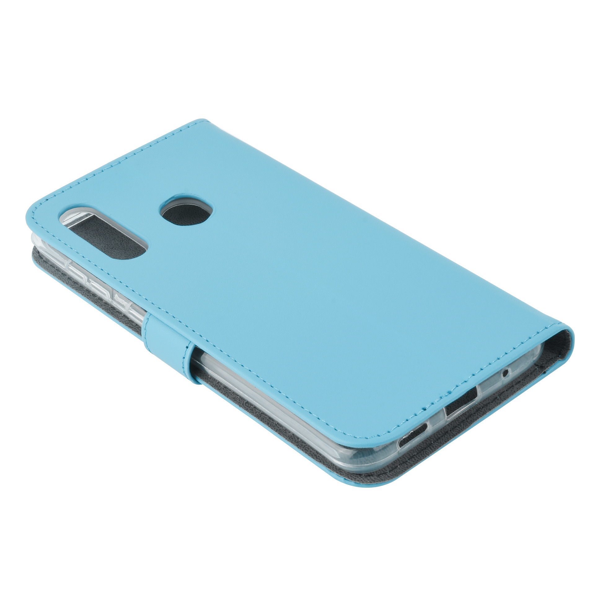 LichtBlauw hoesje Samsung Galaxy M40 - Book Case - Pasjeshouder - Magneetsluiting (M405F), foto 6 van 6
