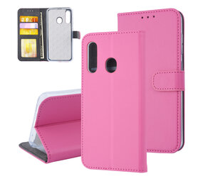 Felroze hoesje Samsung Galaxy M40 - Book Case - Pasjeshouder - Magneetsluiting (M405F) Felroze hoesje Samsung Galaxy M40 - Book Case - Pasjeshouder - Magneetsluiting (M405F)
