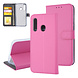 Felroze hoesje Samsung Galaxy M40 - Book Case - Pasjeshouder - Magneetsluiting (M405F) Felroze hoesje Samsung Galaxy M40 - Book Case - Pasjeshouder - Magneetsluiting (M405F)